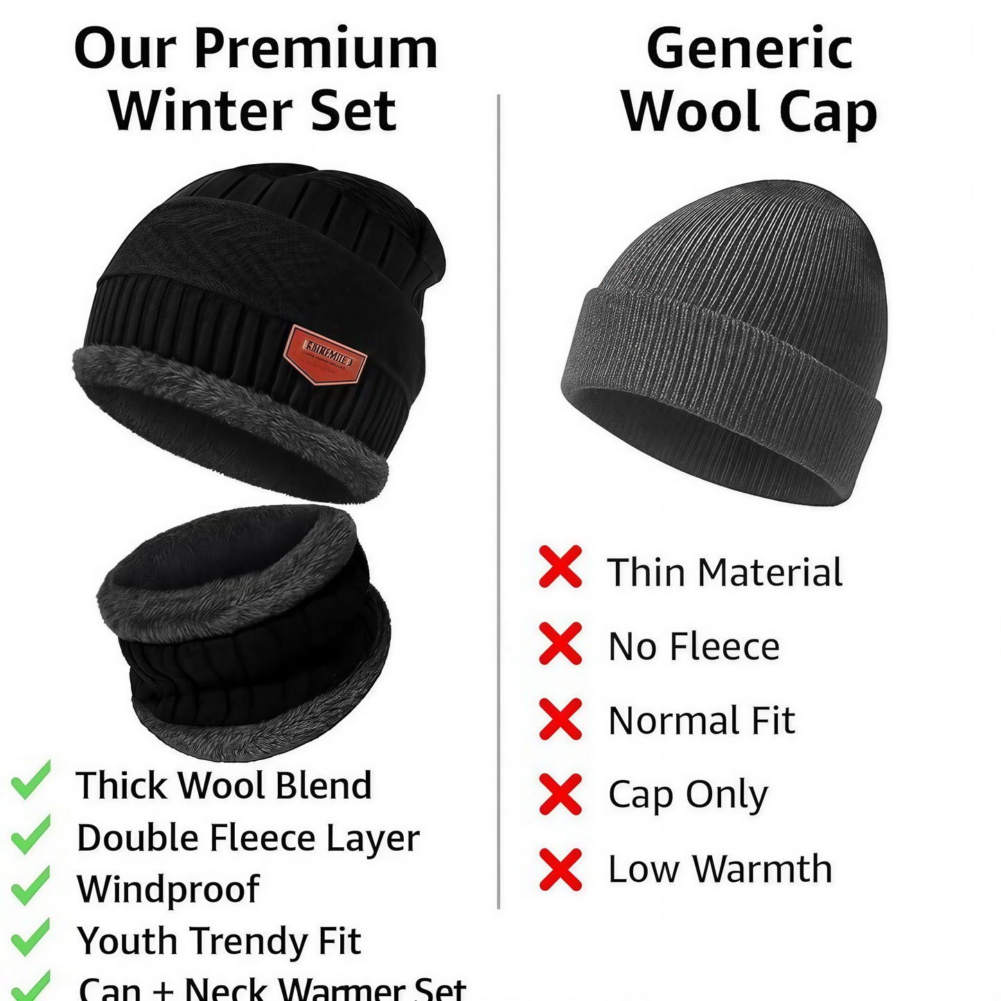 Winter Cap For Man by ZapNex®