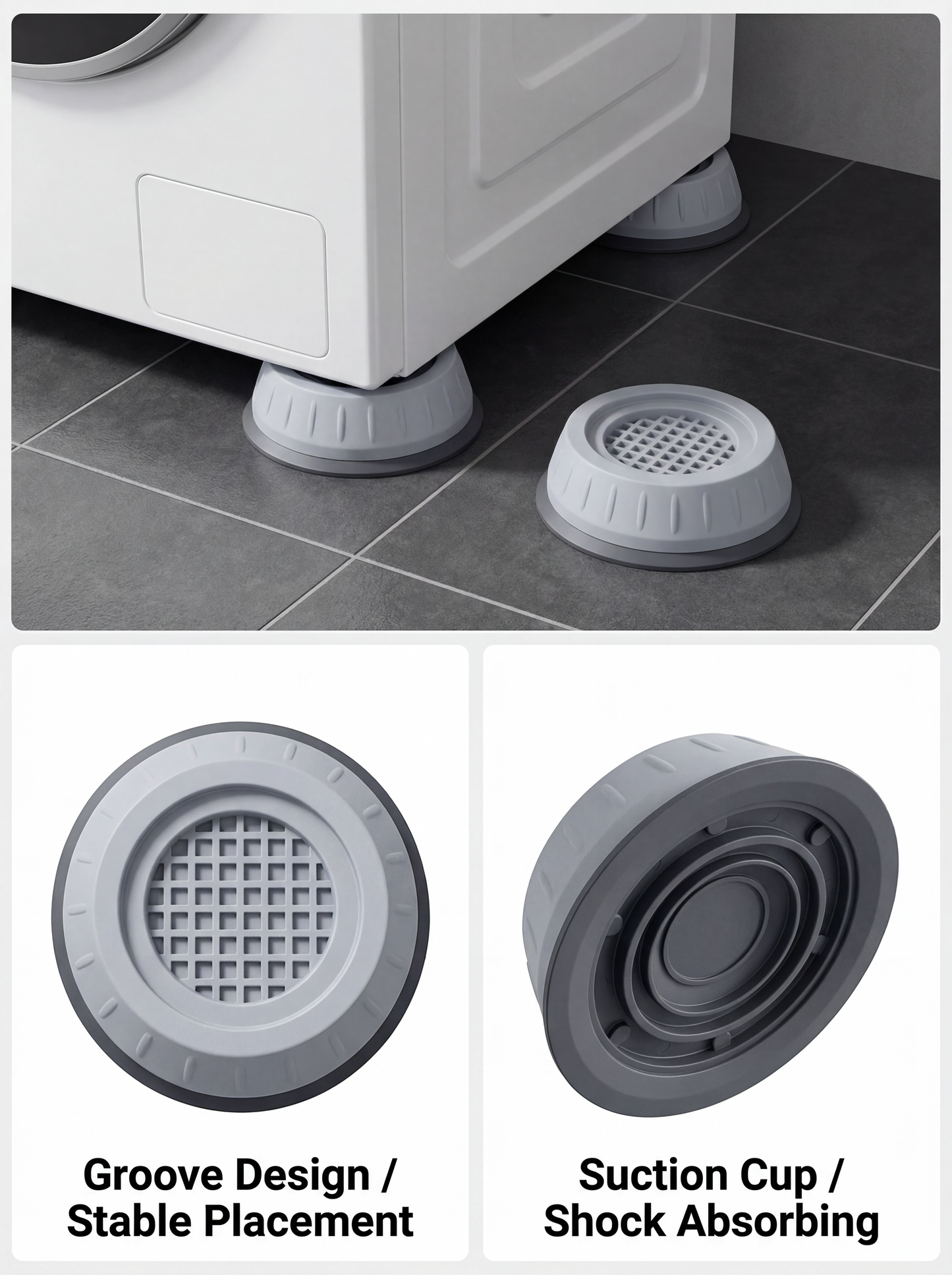 Anti Vibration Washing Machine (set of 4)