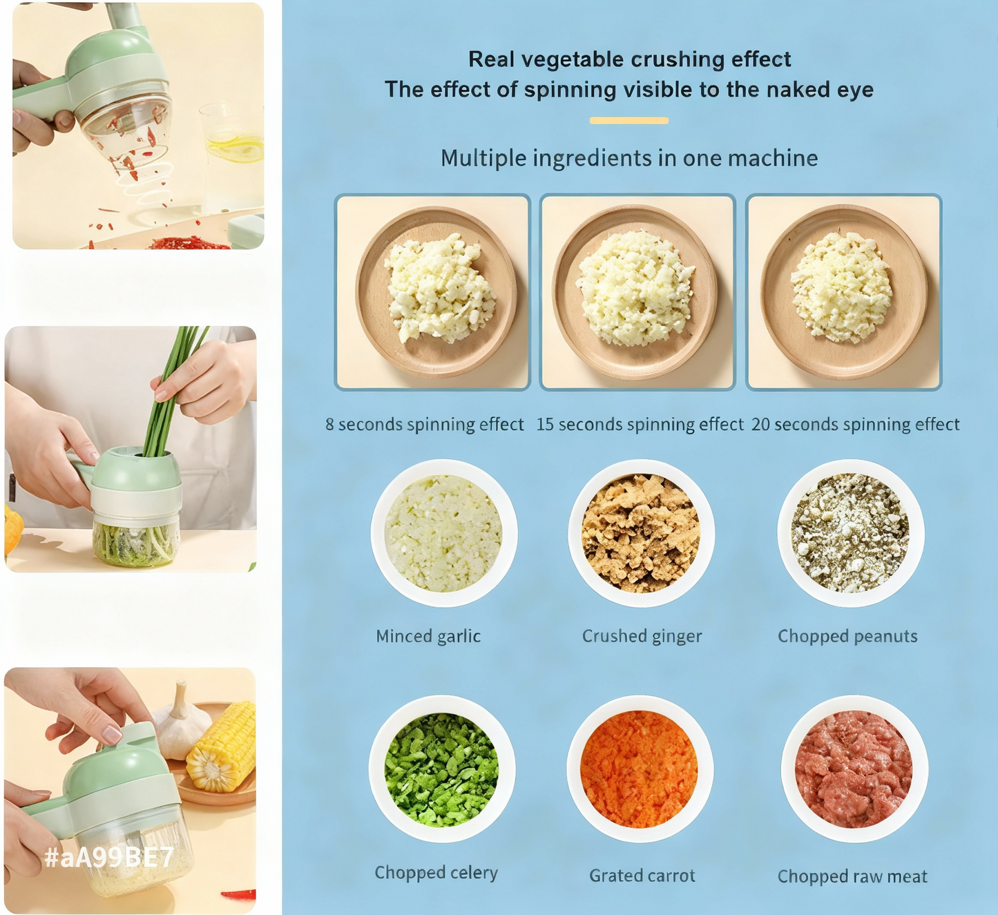 4 in 1 Electric Vegetable Cutter by ZapNex®